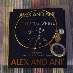 Alex and ani celestial wheel Taurus gold